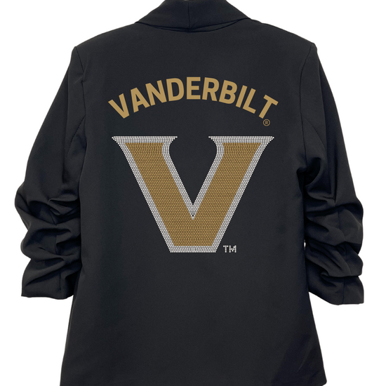 Black jacket with &