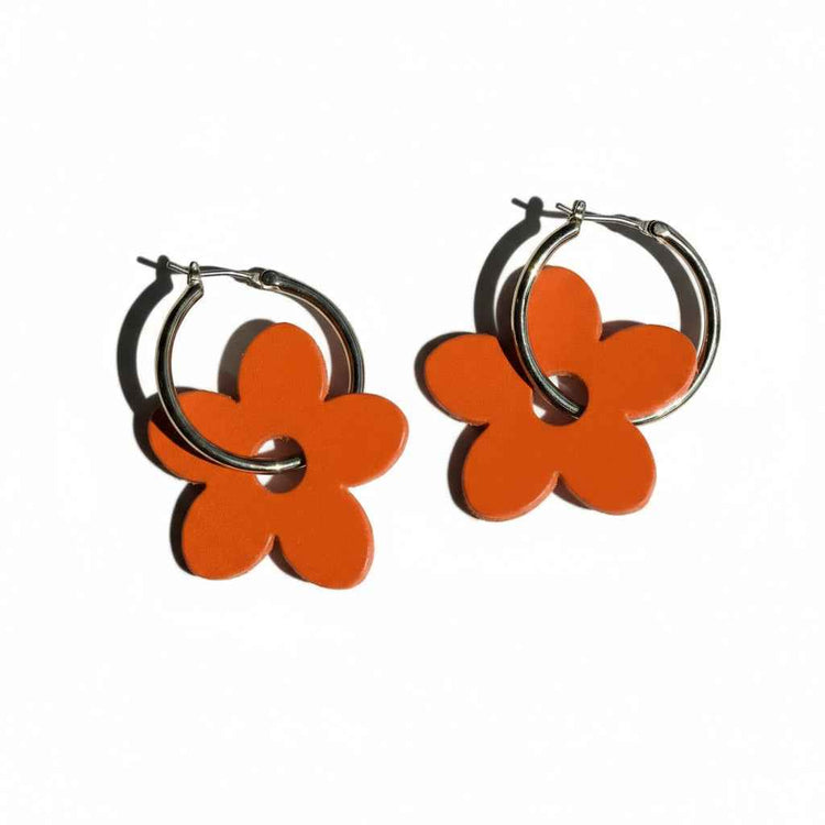 Orange Petal Charms