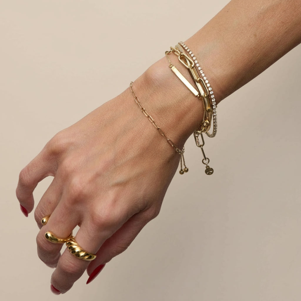 Paper Clip Chain Bracelet - Spirit & Company