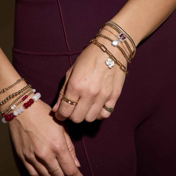 Texas A&M University Charm Bracelet