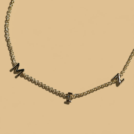 University of Missouri MIZ Initial Necklace