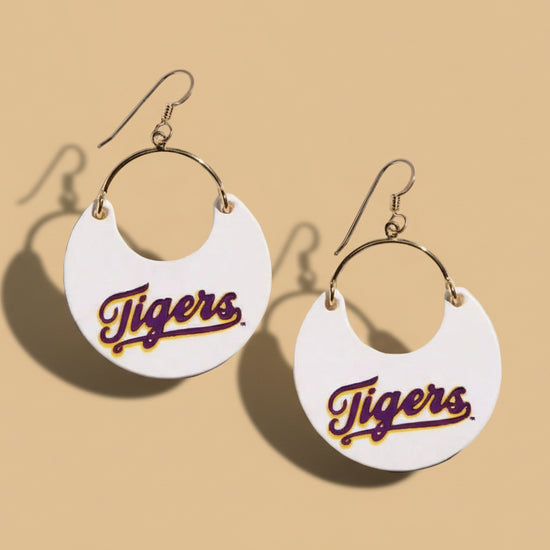 White LSU Tigers Ninas