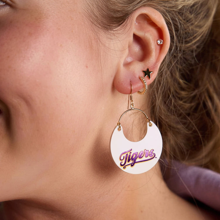 White LSU Tigers Ninas