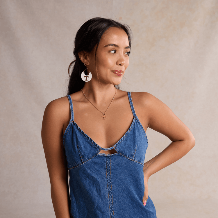 White University of Tennessee Logo Ninas - Spirit & Company