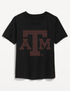 Black t-shirt with red &