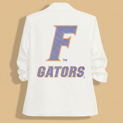 White sweatshirt with &
