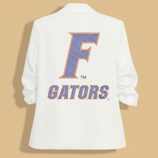 White sweatshirt with &