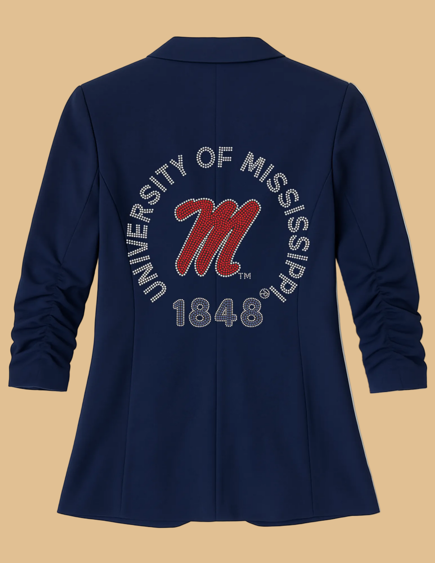 Navy blue jacket with &