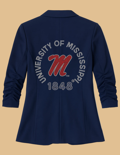 Navy blue jacket with &