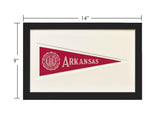 Vintage University of Arkansas Hormel Pennant