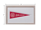 Vintage University of Arkansas Hormel Pennant