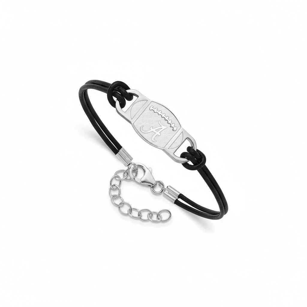 Univ. of Alabama Leather Bracelet, 7 Inch