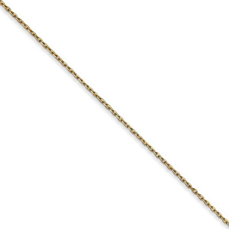 14k Yellow Gold U. of Alabama Sm Script Initial A Necklace