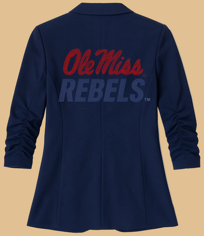 Navy blue jacket with &