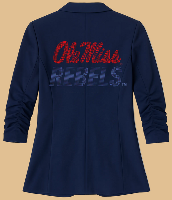 Navy blue jacket with &