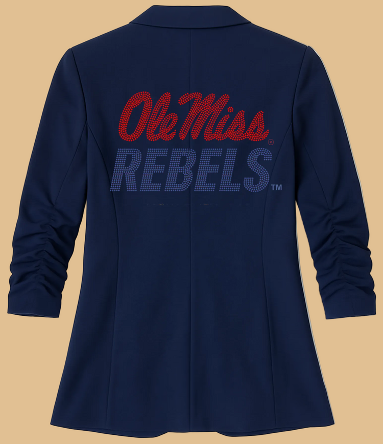 Navy blue jacket with &