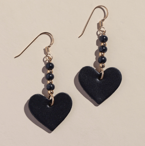 Josie in Black Earrings