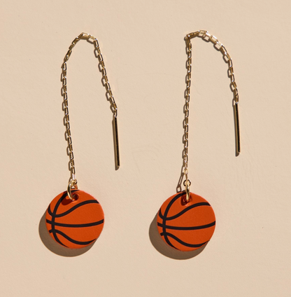 Slam Dunk Threader Earrings
