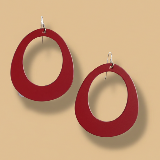 Cardinal Willow Earrings