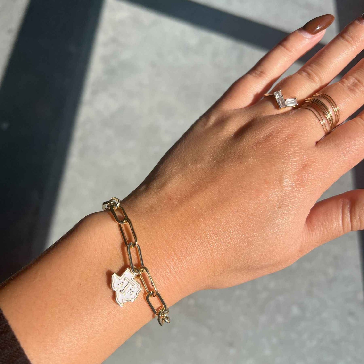 Texas A&M University Charm Bracelet