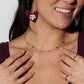 Texas A&M University "AGGIES" Initial Necklace
