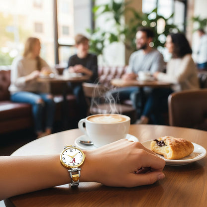 Univ. of Alabama Ladies Elegant 2-Tone Watch - Spirit & Company