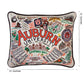 Auburn University Collegiate Hand-Embroidered Pillow