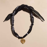 Black Bandana Necklace