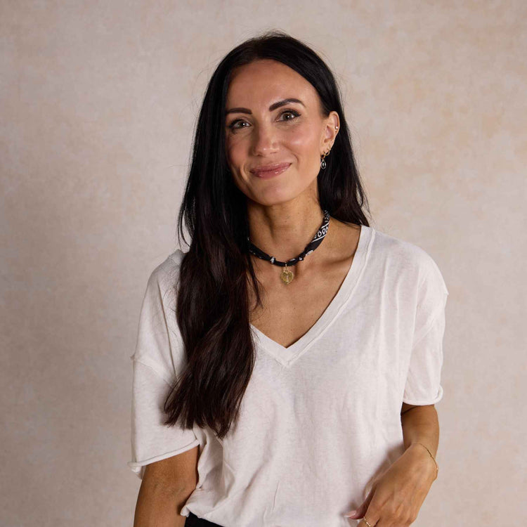 Black Bandana Necklace