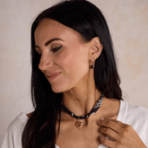 Black Bandana Necklace - Spirit & Company