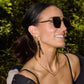 Black Denver Cord Earring