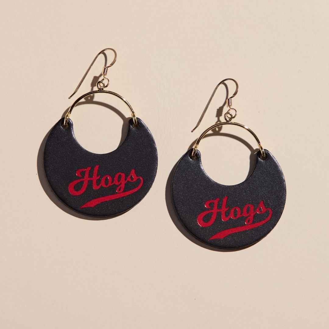 Black University of Arkansas Hogs Ninas