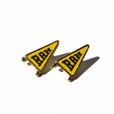 RAH Pennant Studs, Black & Yellow
