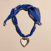 Blue Bandana Necklace