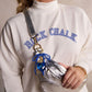 Blue Heart & Cord Bag Charm