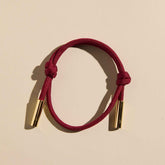 Burgundy Cord Bracelet