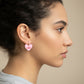 Cameo Conversation Heart Mini Earrings