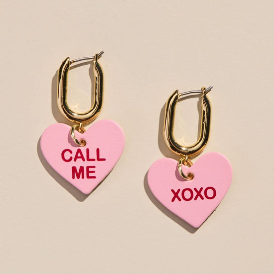 Cameo Conversation Heart Quinn Earrings