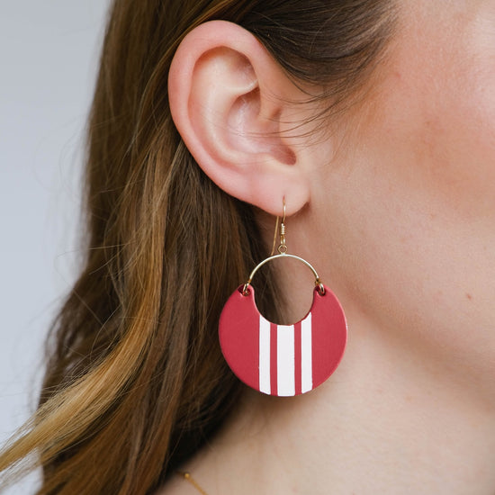 Cardinal Rally Nina Earrings