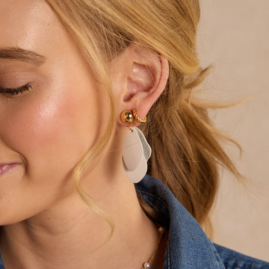 Cream Weston Earrings