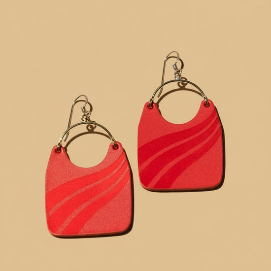Crimson Current Charlie Earrings