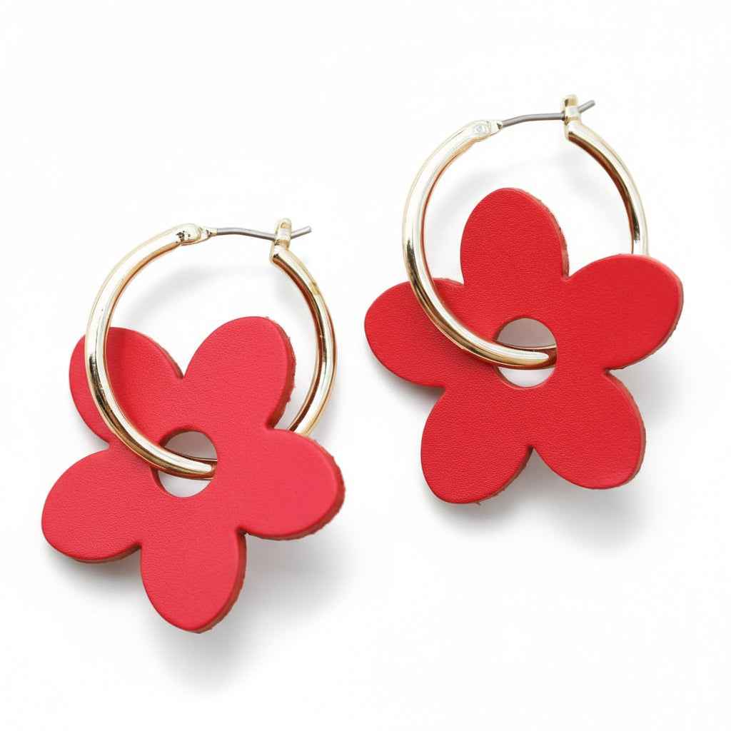 Petal Charms, Crimson (Halo Hoops - Sold Separately)