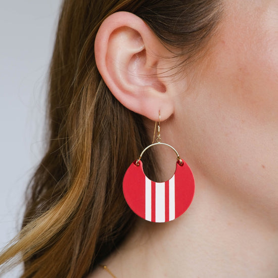 Crimson Rally Nina Earrings