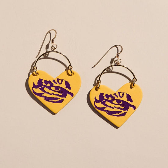 Gold LSU Tigers Eye Lover