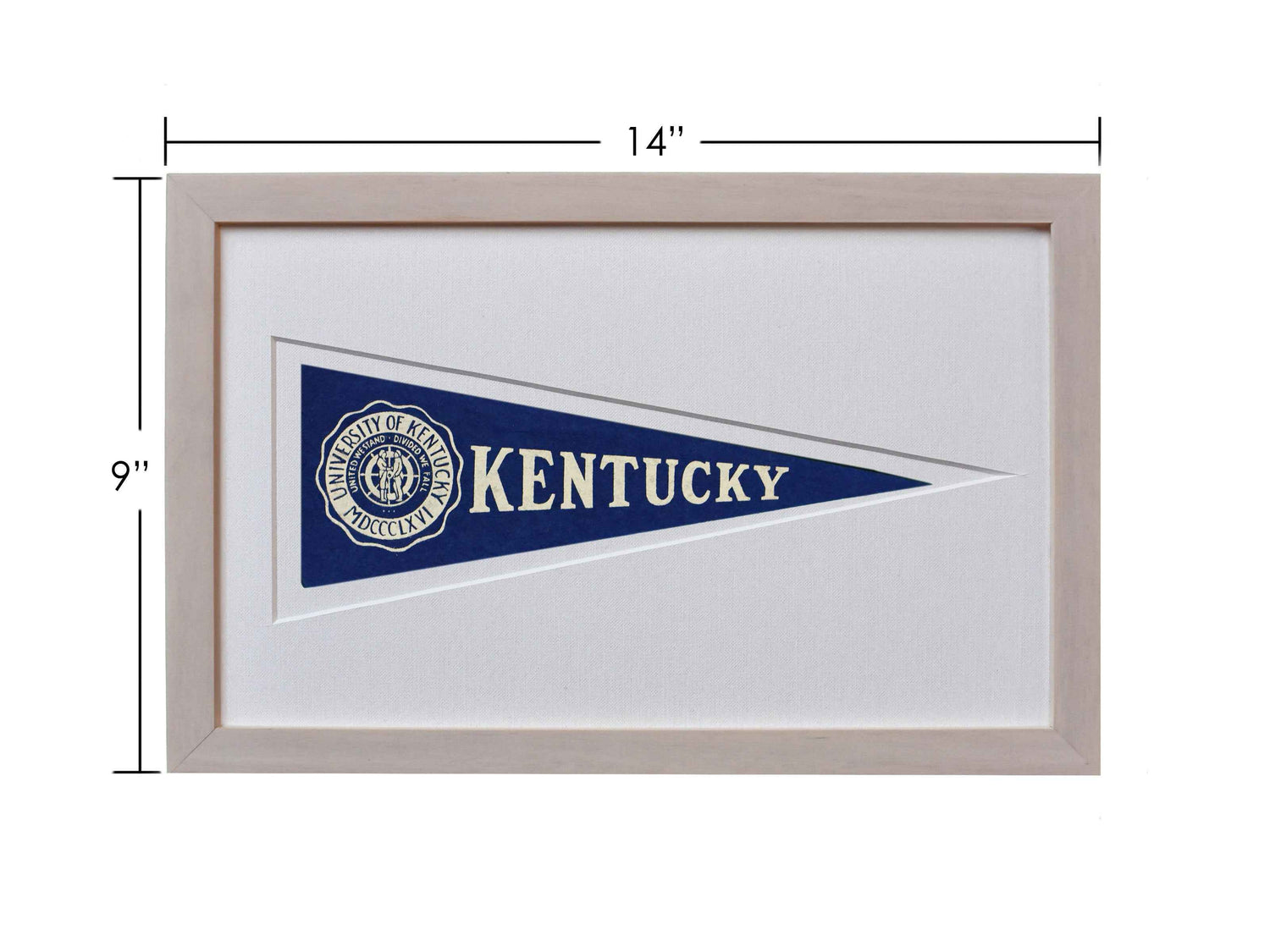 Vintage University of Kentucky Hormel Pennant
