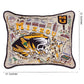 Missouri, University of (Mizzou) Collegiate Hand-Embroidered Pillow