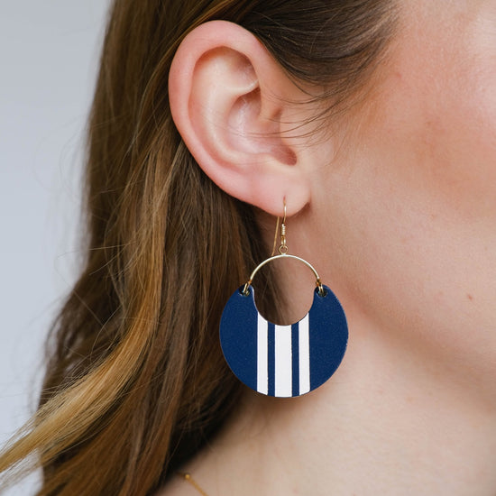 Navy Rally Nina Earrings