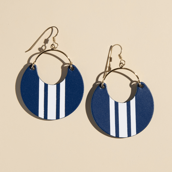 Navy Rally Nina Earrings