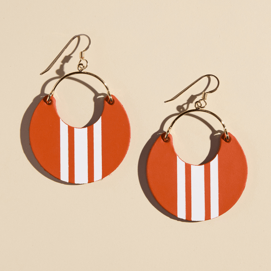 Orange Rally Nina Earrings
