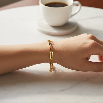 Paper Clip Chain Bracelet